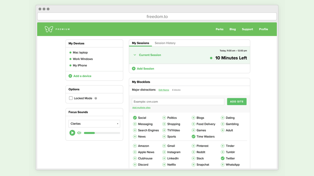 Customizing Block Lists for Different Activities